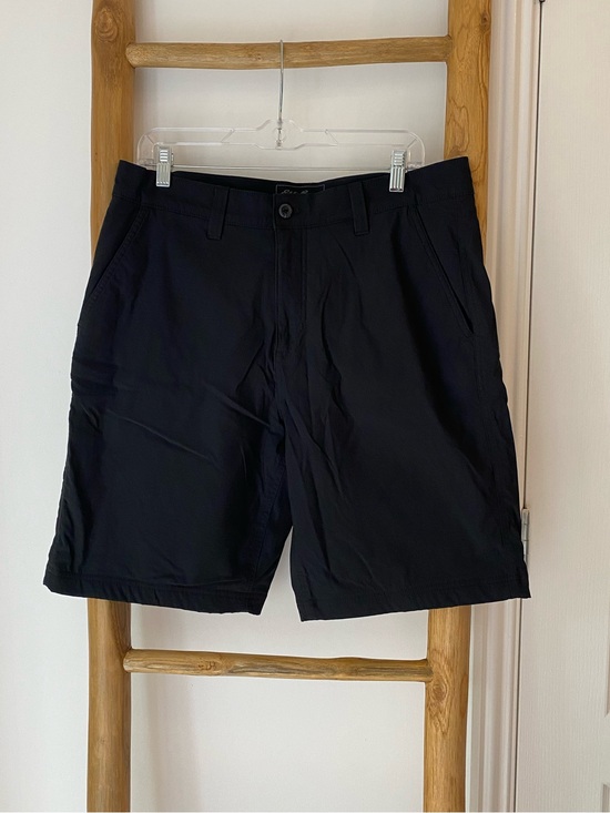 Eddie Bauer Other - Eddie Bauer Travex Fleece Lined Shorts Mens Sz 35 Black Hiking Climbing Gorpcore